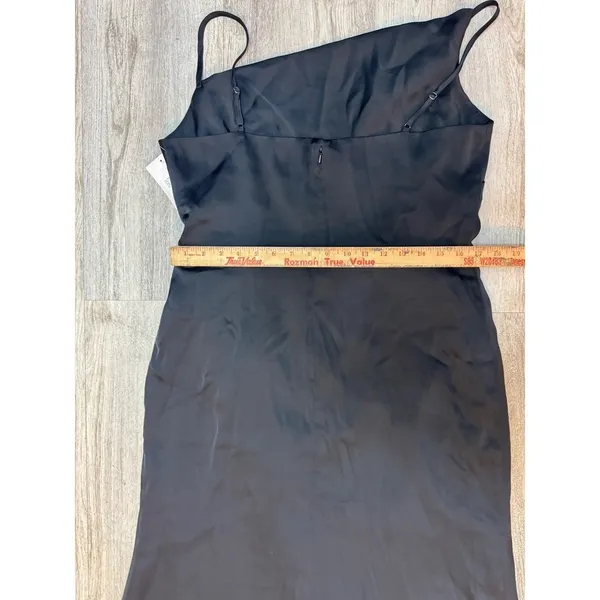Birdy Grey Jennifer Matte Satin Black Dress, Bridesmaid, Formal, Evening, XL NWT - Image 7