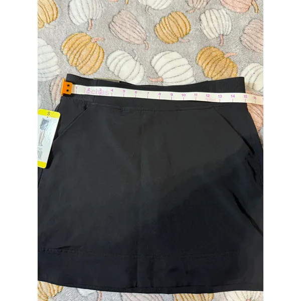 NWT 32 Degrees Cool Size Small Black Athletic‎ Skort Pockets Golf Causal Shorts - Image 7