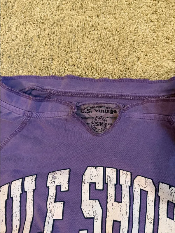 gulf shores cropped tee Purple Size M - Image 2