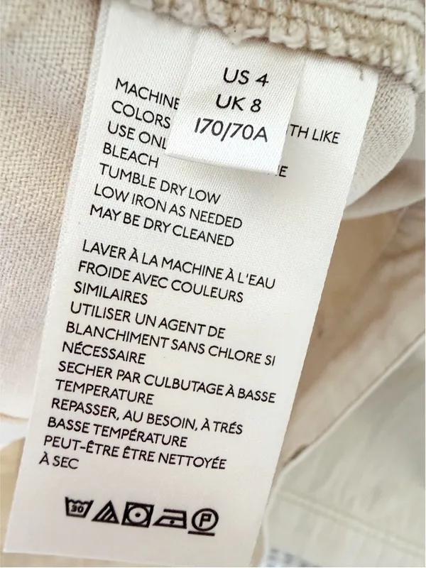 Free People Sunday Skies Wide Leg Pants in Cream Size 4 - Image 12