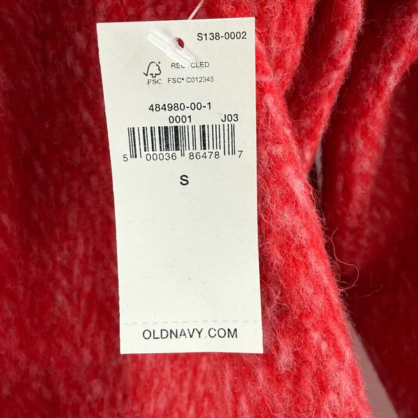 Old Navy Cozy Coatigan Womens Small NWT Relaxed Texture Cardi Coat Wool Blend - Image 6
