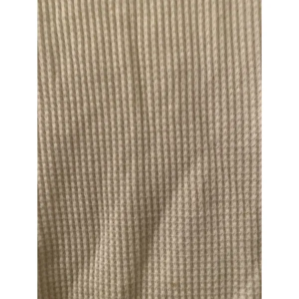 Virginia Tech Hokies Women's Juniors Thermal Waffle Knit Shirt Size M Beige - Image 8