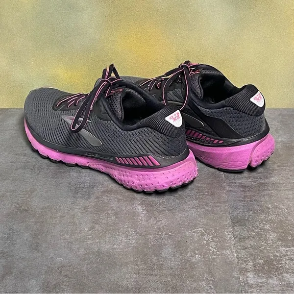 Brooks Adrenaline GTS 20 1202961B062 Women's Black/Fuchsia Sneakers Size 10.5B - Image 10