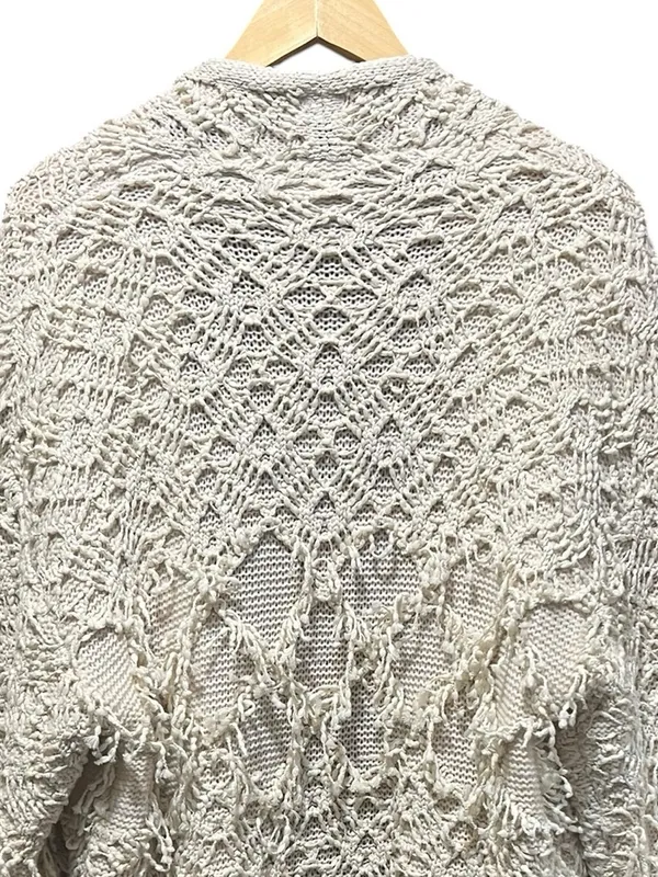 Akemi + Kin Anthropologie Textured Fringe‎ Blanket Cardigan OS - Image 10