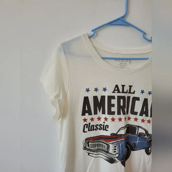 Wound Up All American Classic Hot Rod Muscle Car Patriotic American Shirt XXL 19 - Image 2