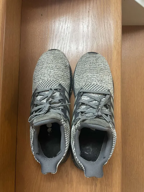 Adidas Gray Ultra Boost 1.0 Sneakers Athletic Shoes - Image 4