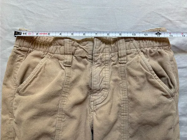 BDG Urban Outfitters Y2K Corduroy Cargo Pants Tan Low Rise XS - Image 4