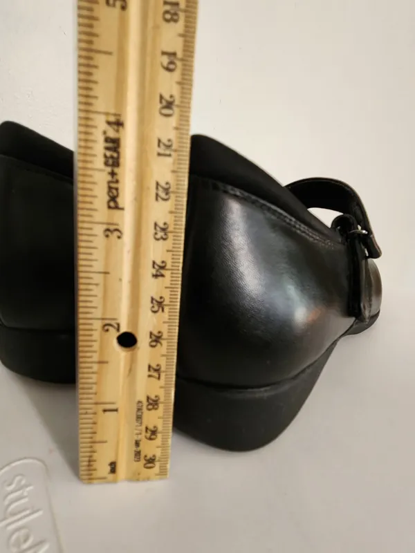 Dream Paris Black Mary Jane Flats Size 11 - Image 10