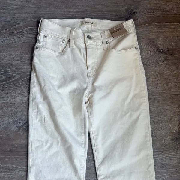 NEW Madewell Kick Out Full-Length Jeans Vintage Canvas 26 - Image 5