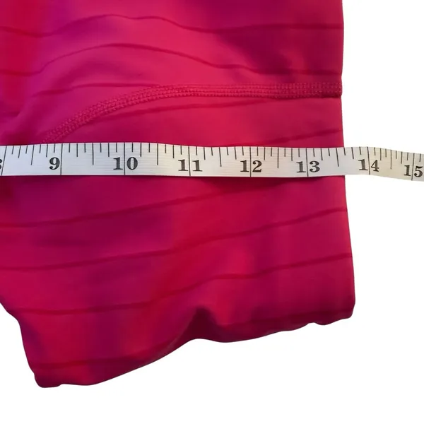 JoyLab Women's High Neck‎ Zip Up Sports Bra Hot Pink Medium Barbie Gym Workout - Image 7