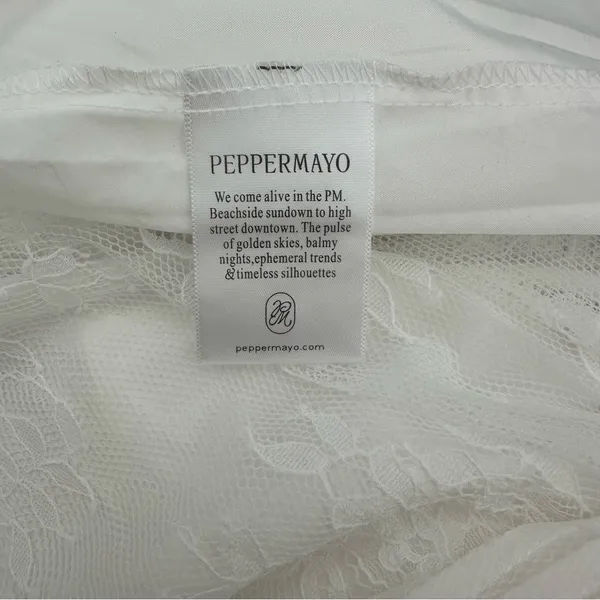 Peppermayo Reinhart Halter Maxi Dress White - Image 10