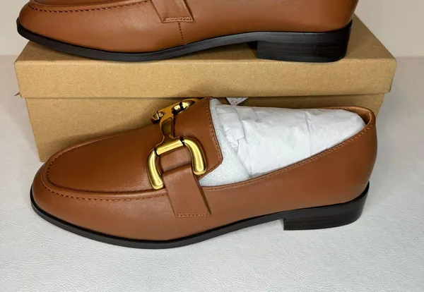 Anthropologie Loafers Brown casual classic comfy style fashion summer formal work - Image 2