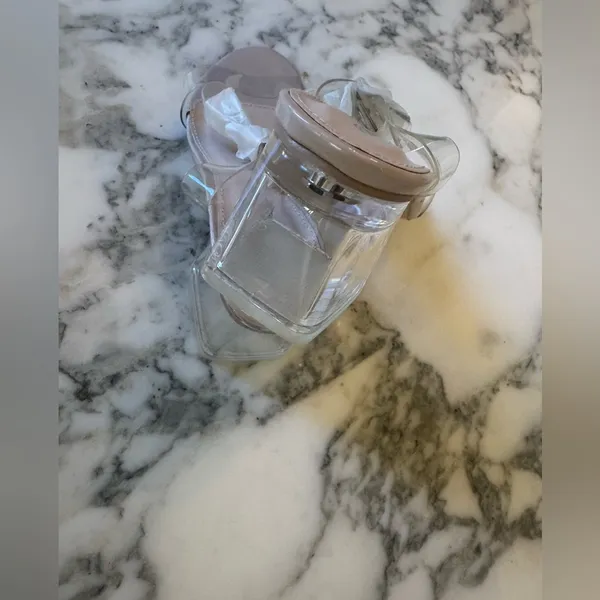 NIB Public Desire Clear Block Barely There 2.5” Heels UK 3/US 5 - Image 10
