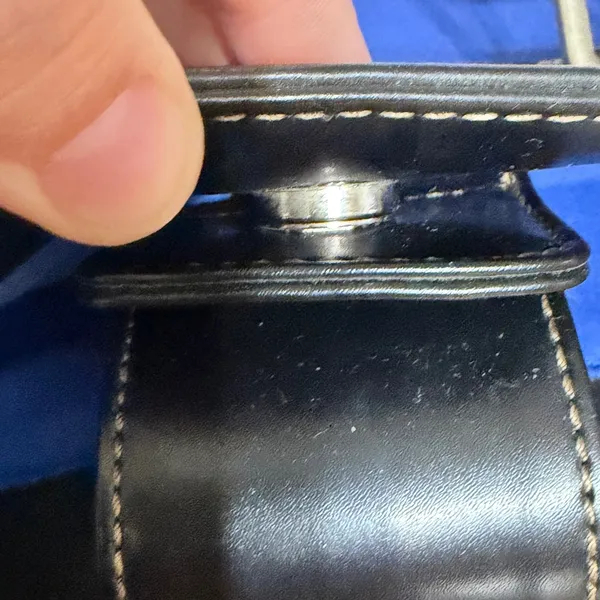 Ralph Lauren Tote Bag Royal Blue Nylon Black Trim RL Logo Top Handle Carryall - Image 11