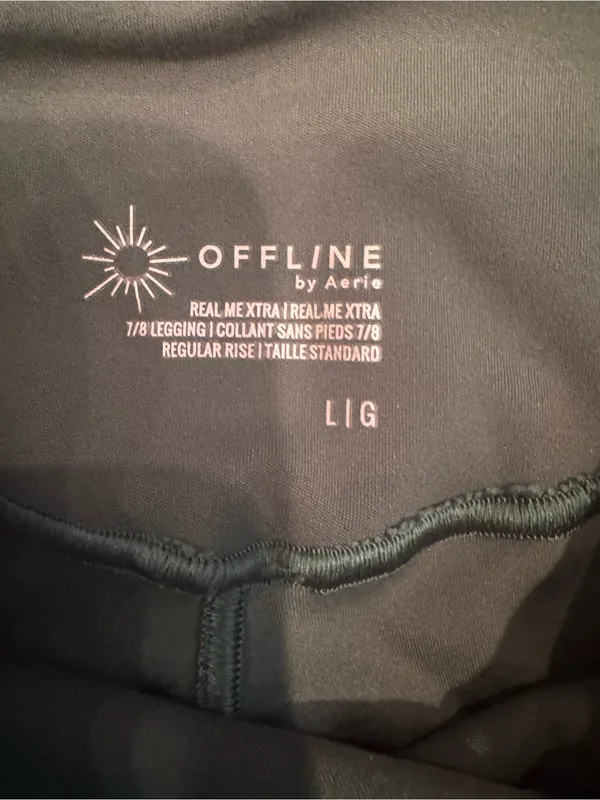 OFFLINE by Aerie Real Me XTRA Twist Legging – Forest Green, Size L, EUC - Image 4