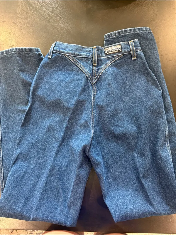 Rockies Dark Blue High-Waist Jeans - Image 4