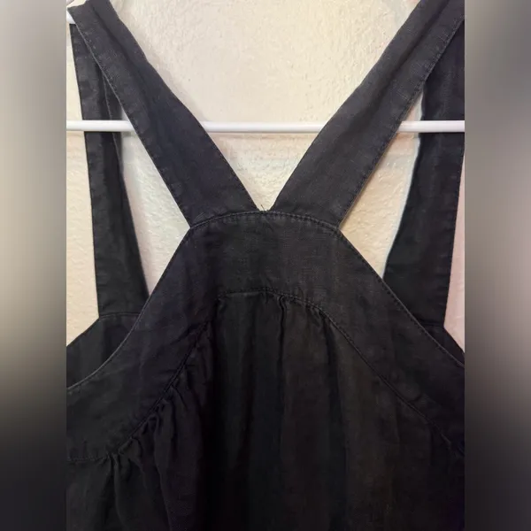 Joie Women’s Rosabel Linen Black‎ Halter Neck Maxi Dress Size S - Image 6