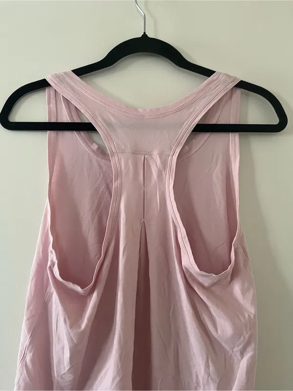 Lululemon Pink Racerback Workout Tank Top Small Pilates Balletcore Loungewear - Image 4