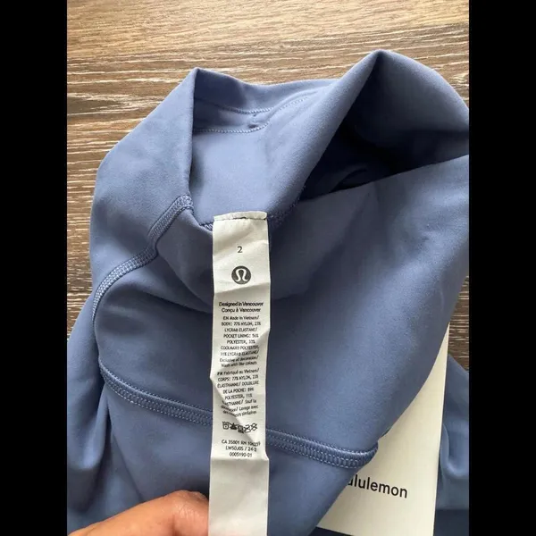 Lululemon Wunder Train High Rise 28” Oasis Blue Size 2 NWT - Image 6