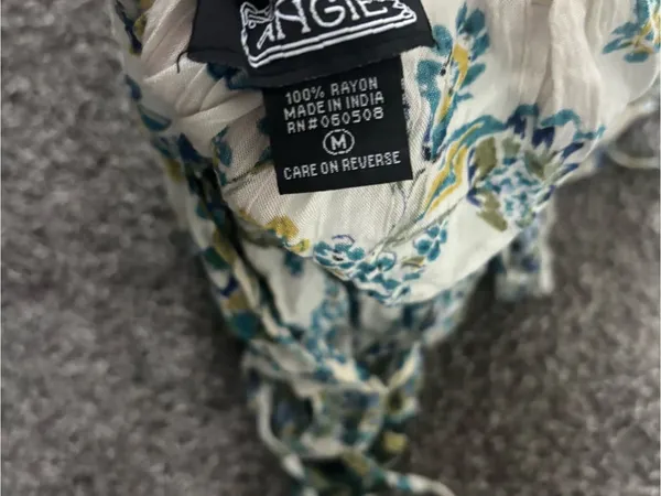 Angie Blue Print Summer Mini Dress - Image 3