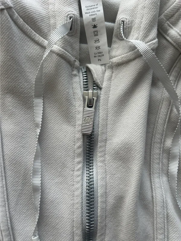 Lululemon Grey Zip-Up Jacket - Image 2
