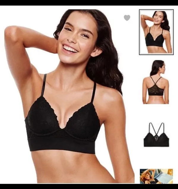 VS PINK Lightly Lined Bralette - Image 2