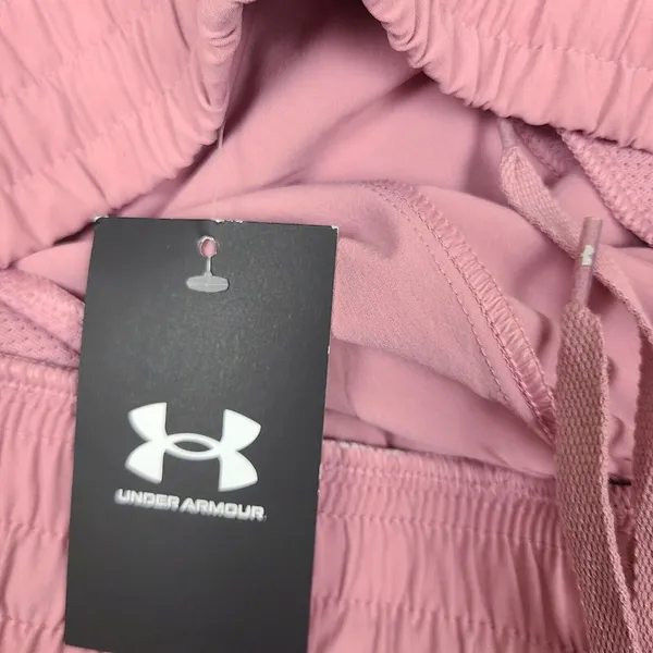 Women’s Under Armour Flex Woven 2 In 1 Shorts 2XL Pink Workout Exercise‎ - Image 8