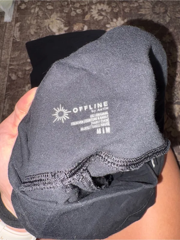 Aerie Classic Black Flare Leggings - Image 3