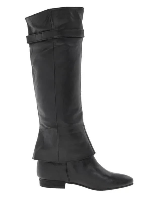 Chinese Laundry Set In Stone Nappa Pig Leather Hi Boots Black Women Size 7.5 - Image 4