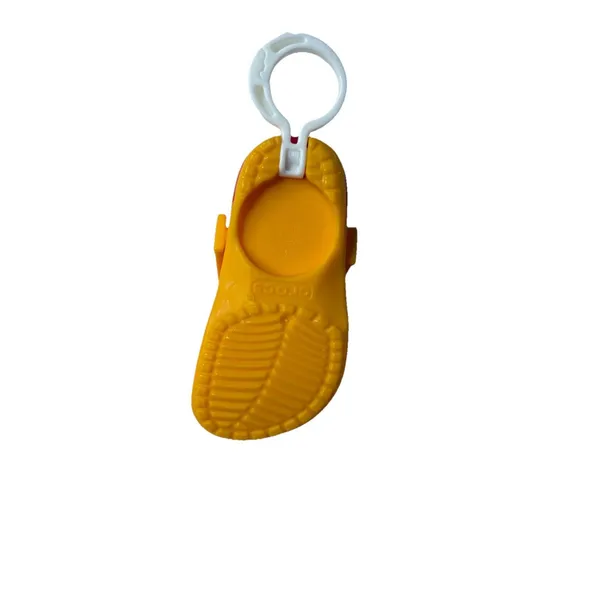 2024 McDonald's Mini Crocs Keychain Happy Meal Toy NEW IN BOX!! #3 Red Yellow - Image 5