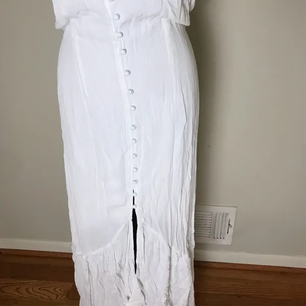 Abercrombie & Fitch White Strappy Maxi Dress NWT - Image 4