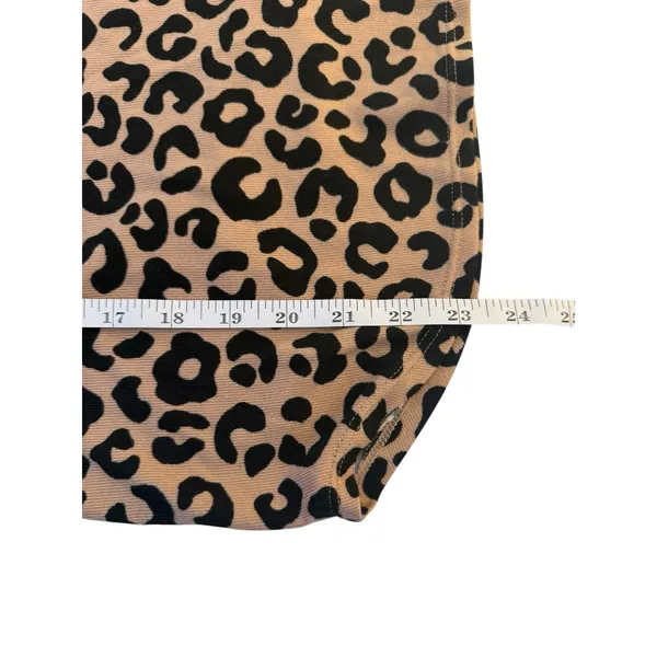 Kate‎ Spade Top Women XS Extra Small Short Sleeve Animal Print Pajama Knit Shirt - Image 9