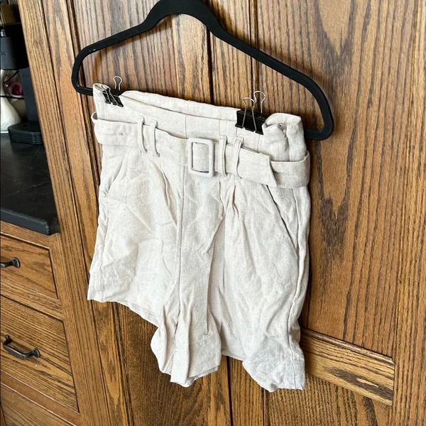 Abercrombie Belted Linen‎ Shorts Small - Image 2