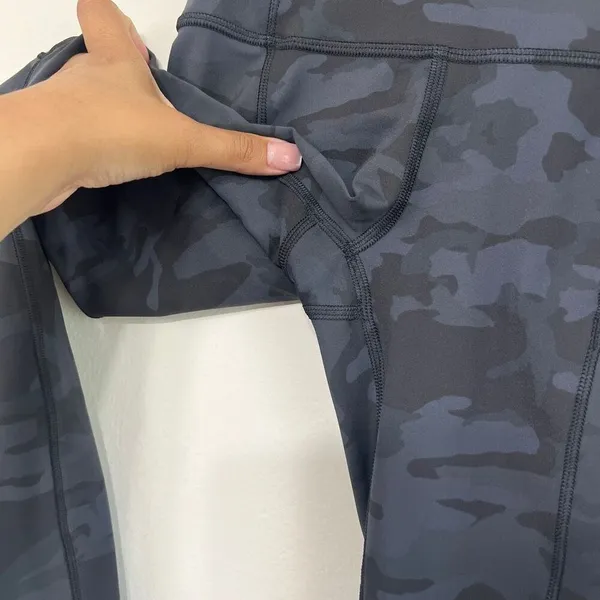 Lululemon Fast and Free High Rise Leggings Camo 2 Women - Image 4