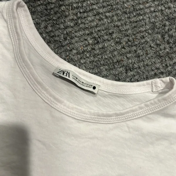 Zara White Baby‎ Tee - Image 3