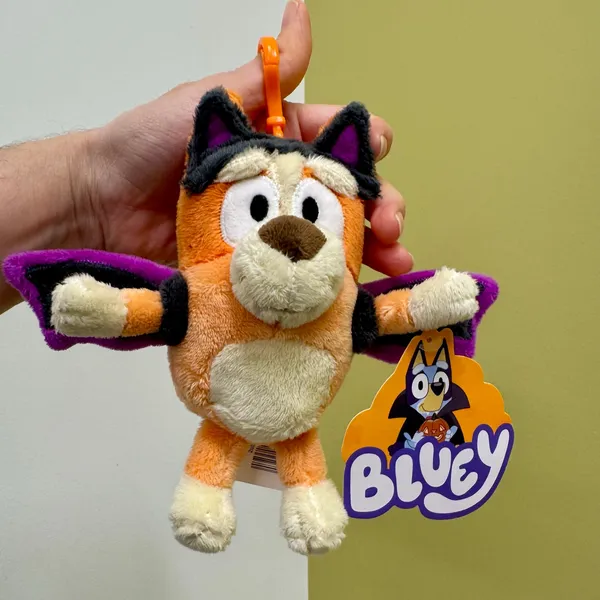Disney Bluey Halloween Bundle 2 Backpack Purse Clip Plush Charm Bat Frankenstein - Image 3