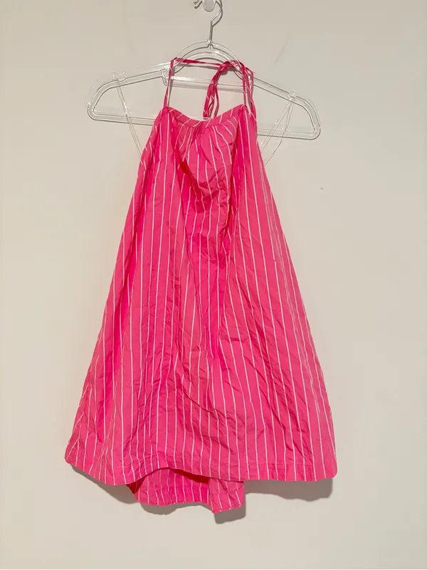 A New Day Sleeveless Shift Mini‎ Dress pin Striped Pink White Size medium - Image 3