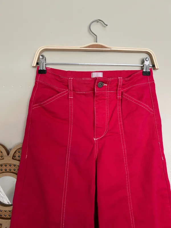 Maeve wide leg high rise pants - Image 3