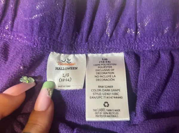Cozy Pants Purple Size L - Image 2