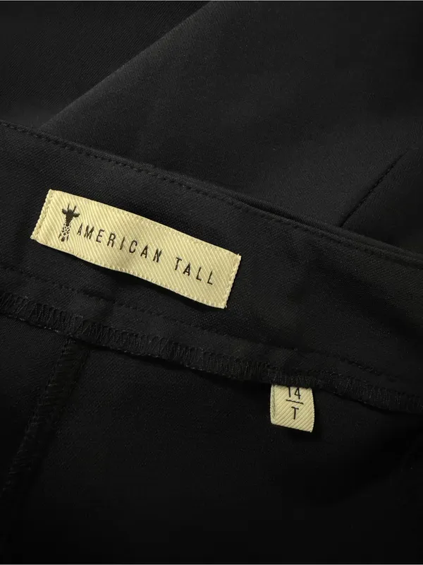 American Tall Freedom Flex Slim Straight Leg Dress Pants Navy 14 Tall Office - Image 4