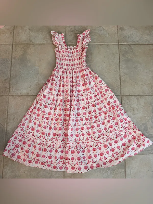 Hill House Home Ellie Nap Dress in Mermaid Seashell Mermaid Size XS - Image 7