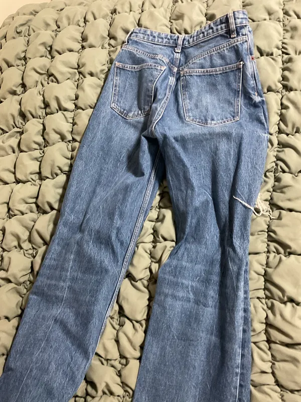 ZARA Jeans High-Rise Straight Leg Women’s - Image 2