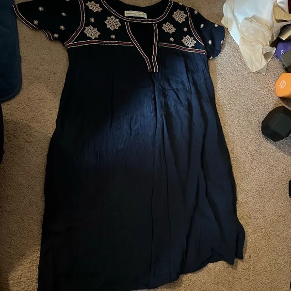 Abercrombie short sleeve navy dress xs‎ - Image 3