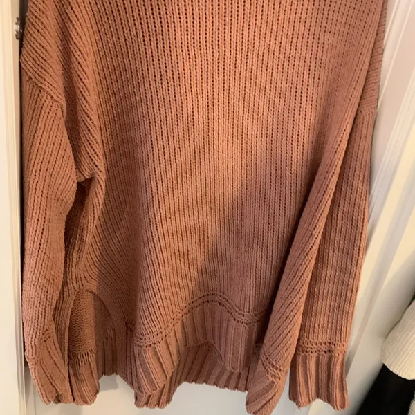 Aerie oversized knit orange sweater - Image 2