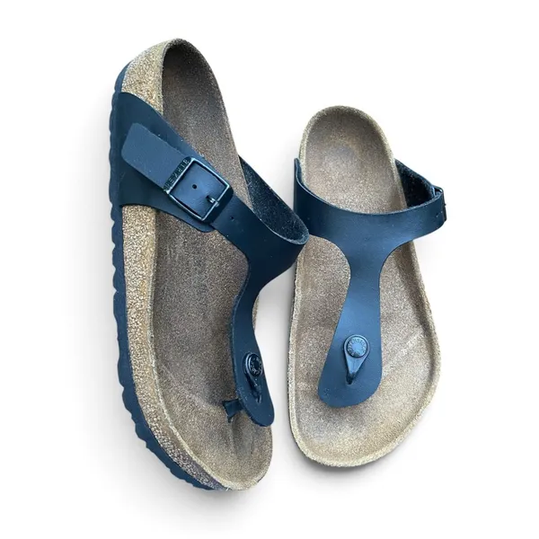 Birkenstock Gizeh Black Birko-Flor Sandals Regular Fit US W 8 M 6 EU 39 - Image 16