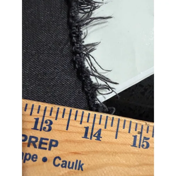 Levis 501 Original Womens Cutoff Denim Shorts Faded‎ Black Button Fly Size 29 - Image 7