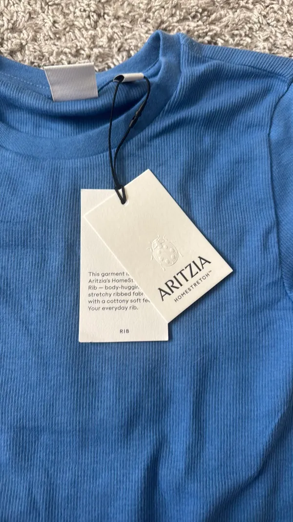 Aritzia homestretch ribbed crew tee - Image 4