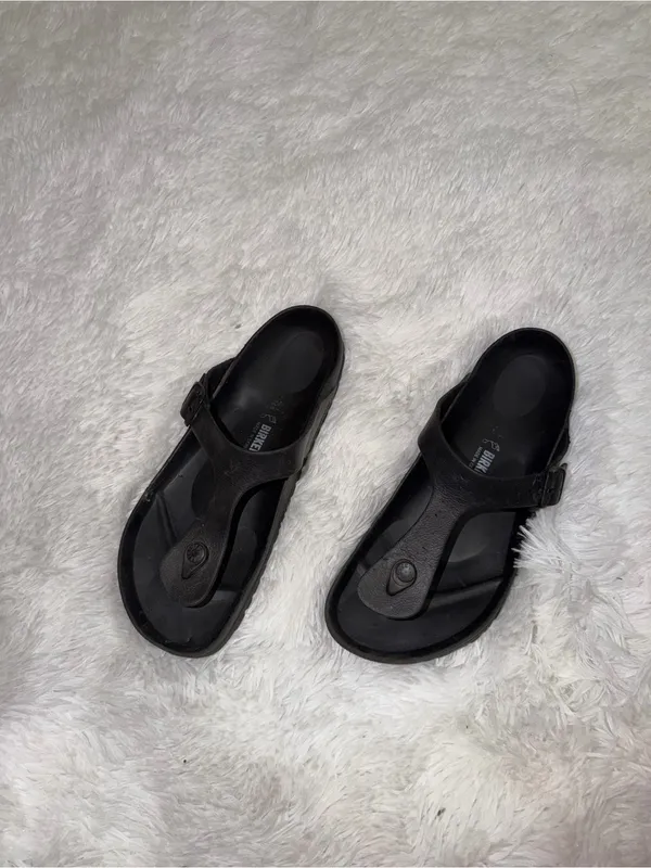 Birkenstock Black Women's Thong Sandals - Comfortable Slip-On size 41 - Image 2