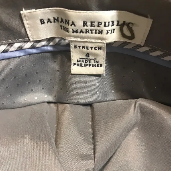 Banana Republic Gray Women's Trousers - Image 7