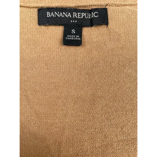Banana Republic Women's Tan Cardigan/Sweater Size S SKU 3783 - Image 4